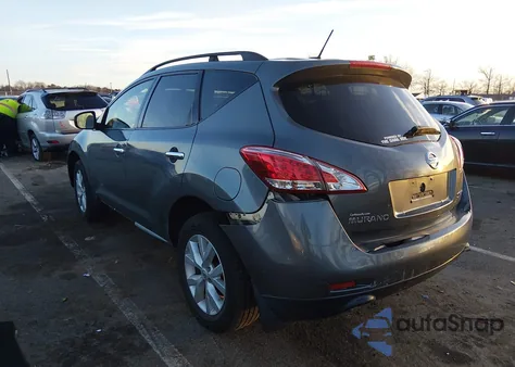 2014 Nissan Murano Sv из США, поврежденный, VIN JN8AZ1MWXEW514509